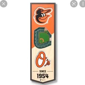 Baltimore Orioles MLB 3D Stadium View Wall Art